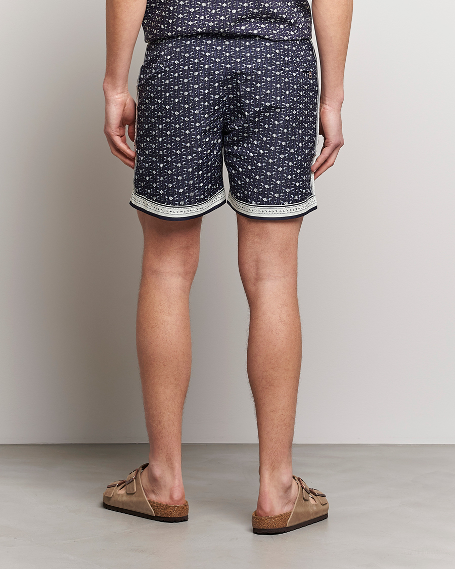 Herren | Badehosen | Orlebar Brown | Bulldog Bandana Recycled Swimshorts Dark Sapphire
