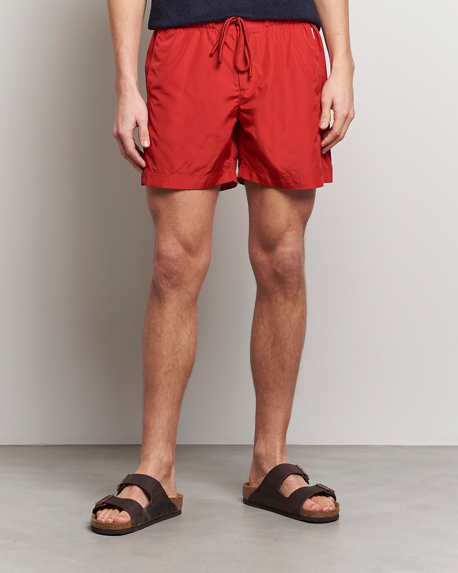 Herren | Badehosen | Orlebar Brown | Bulldog Drawcord Solid Swimshorts Vermillion