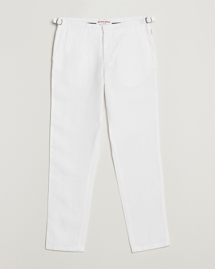Herren | Hosen | Orlebar Brown | Griffon Linen Trousers White