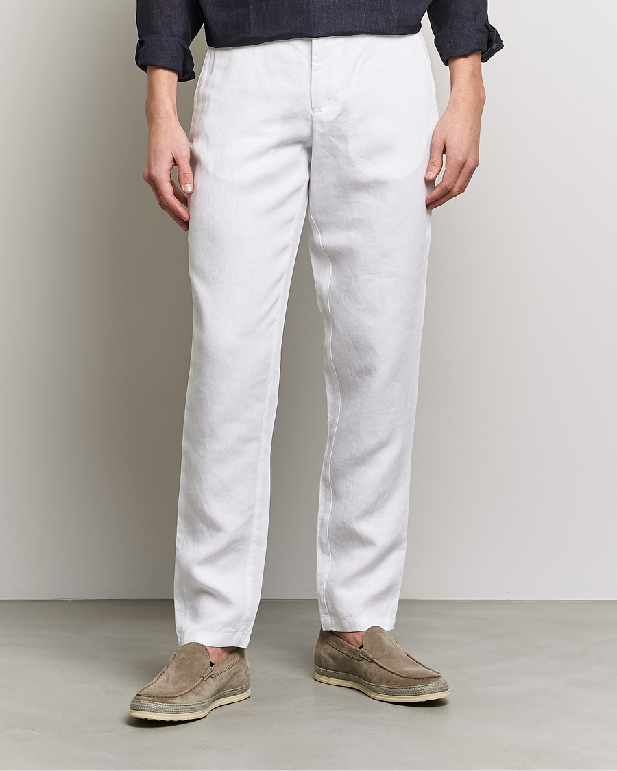 Herren |  | Orlebar Brown | Griffon Linen Trousers White