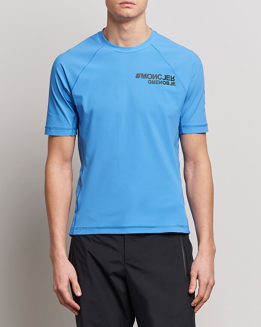 Herren | Moncler Grenoble | Moncler Grenoble | Technical T-Shirt Light Blue