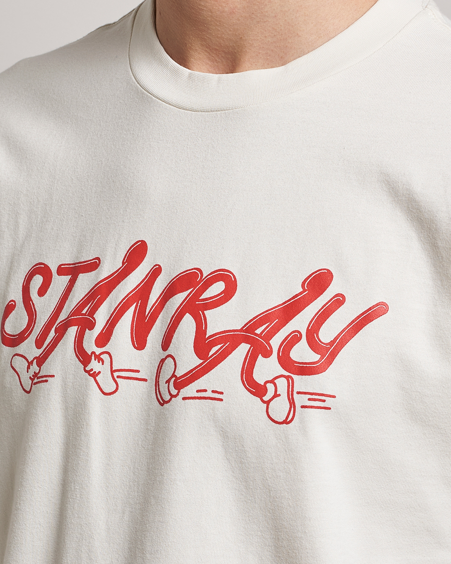 Herren | T-Shirts | Stan Ray | Running Crew Neck T-Shirt Natural