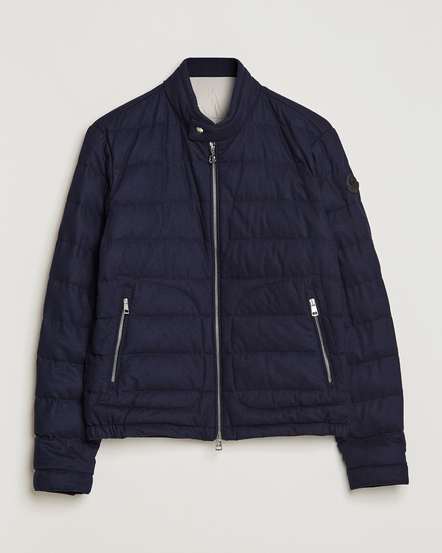 Herren | Jacken | Moncler | Acorus Flannel Jacket Navy