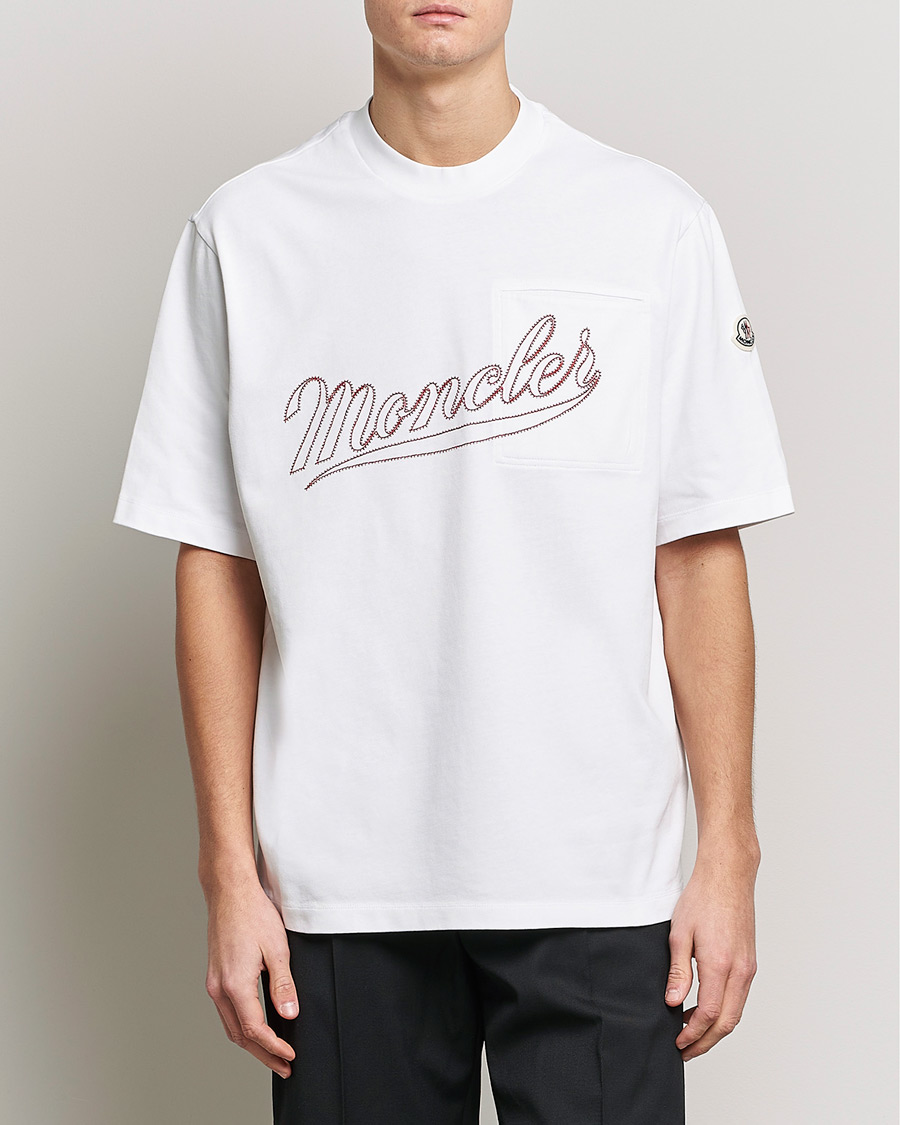 Herren | | Moncler | Signature T-Shirt White