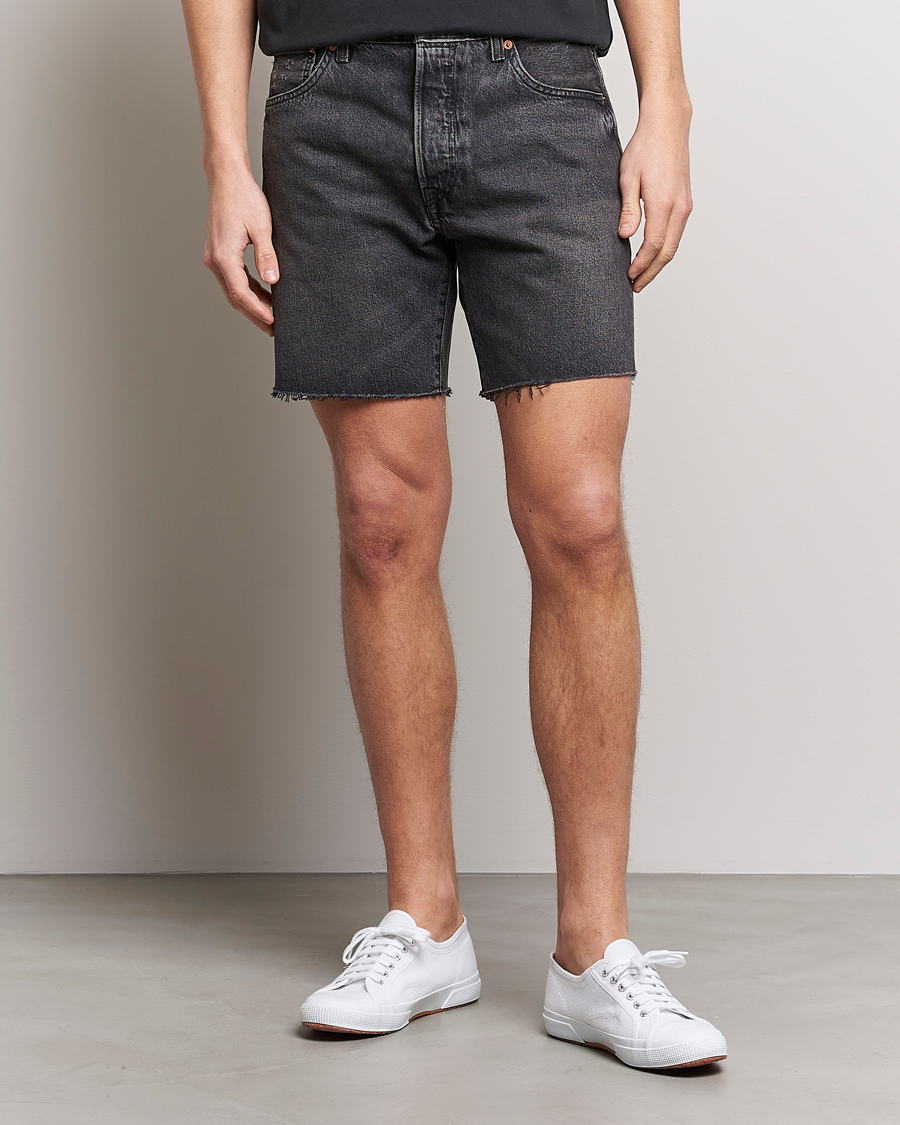 Herren | Summer | Levi's | 501 93 Denim Shorts Black Worn In