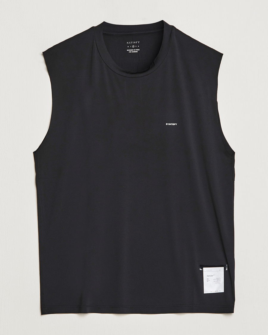 Herren | T-Shirts | Satisfy | AuraLIte Muscle Tee Black