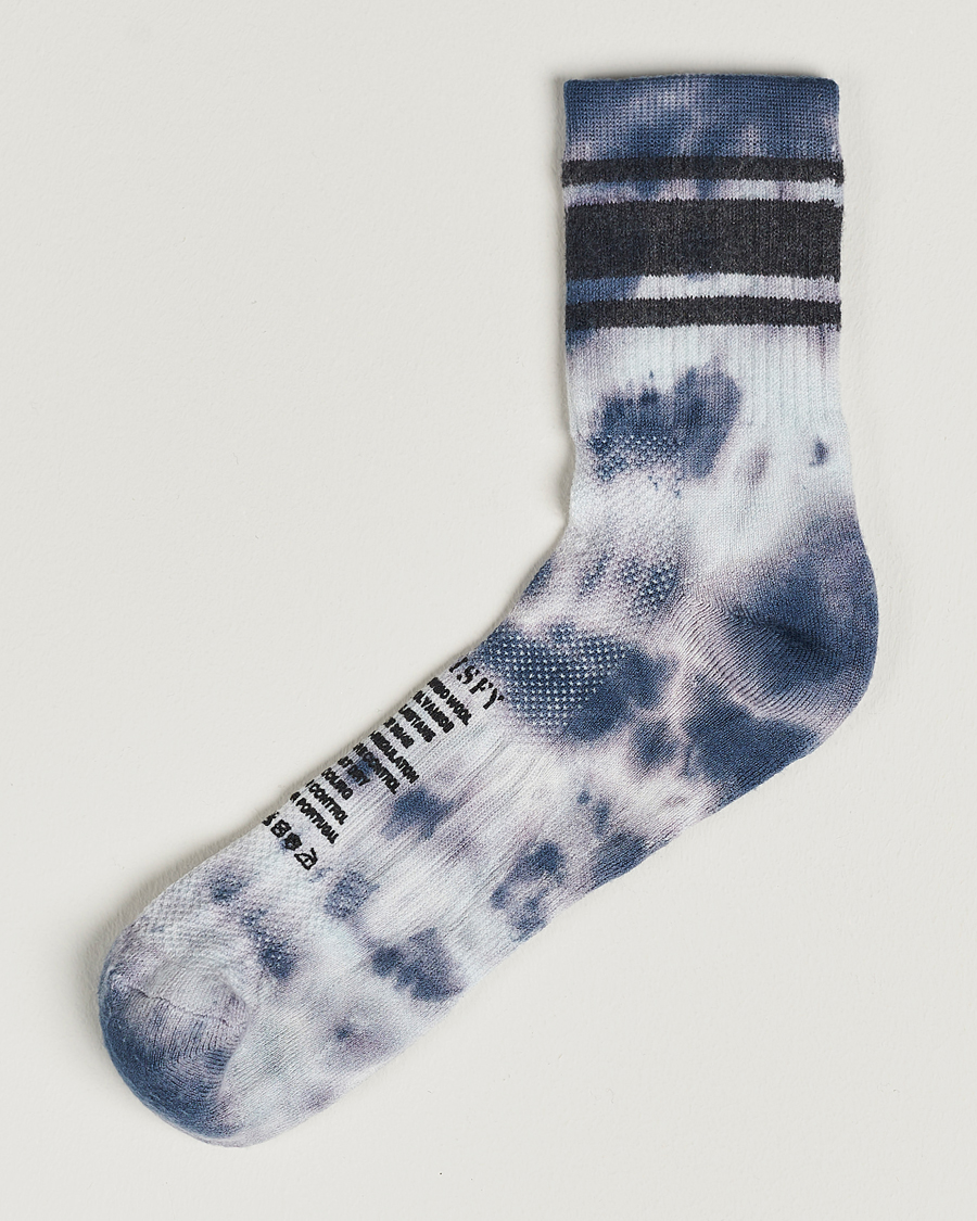 Herren | Satisfy | Satisfy | Merino Tube Socks Ink Tie Dye