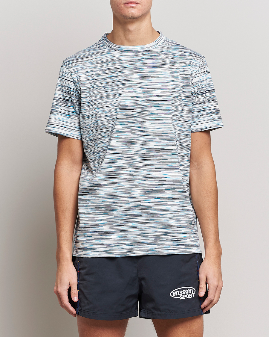 Herren |  | Missoni | Fiammato T-Shirt Light Blue