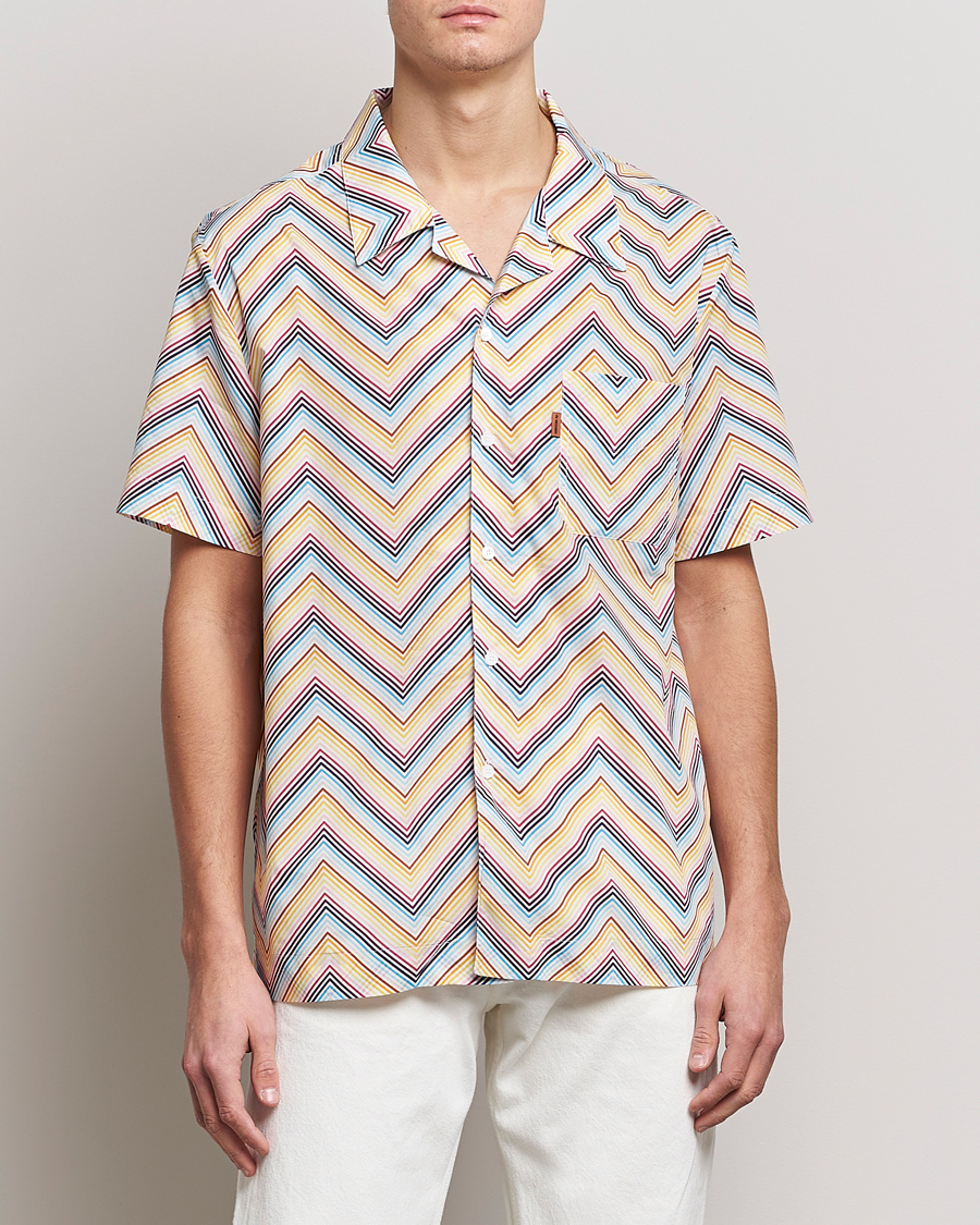 Herren | Kurzarmhemden | Missoni | Zig Zag Short Sleeve Shirt Multicolor