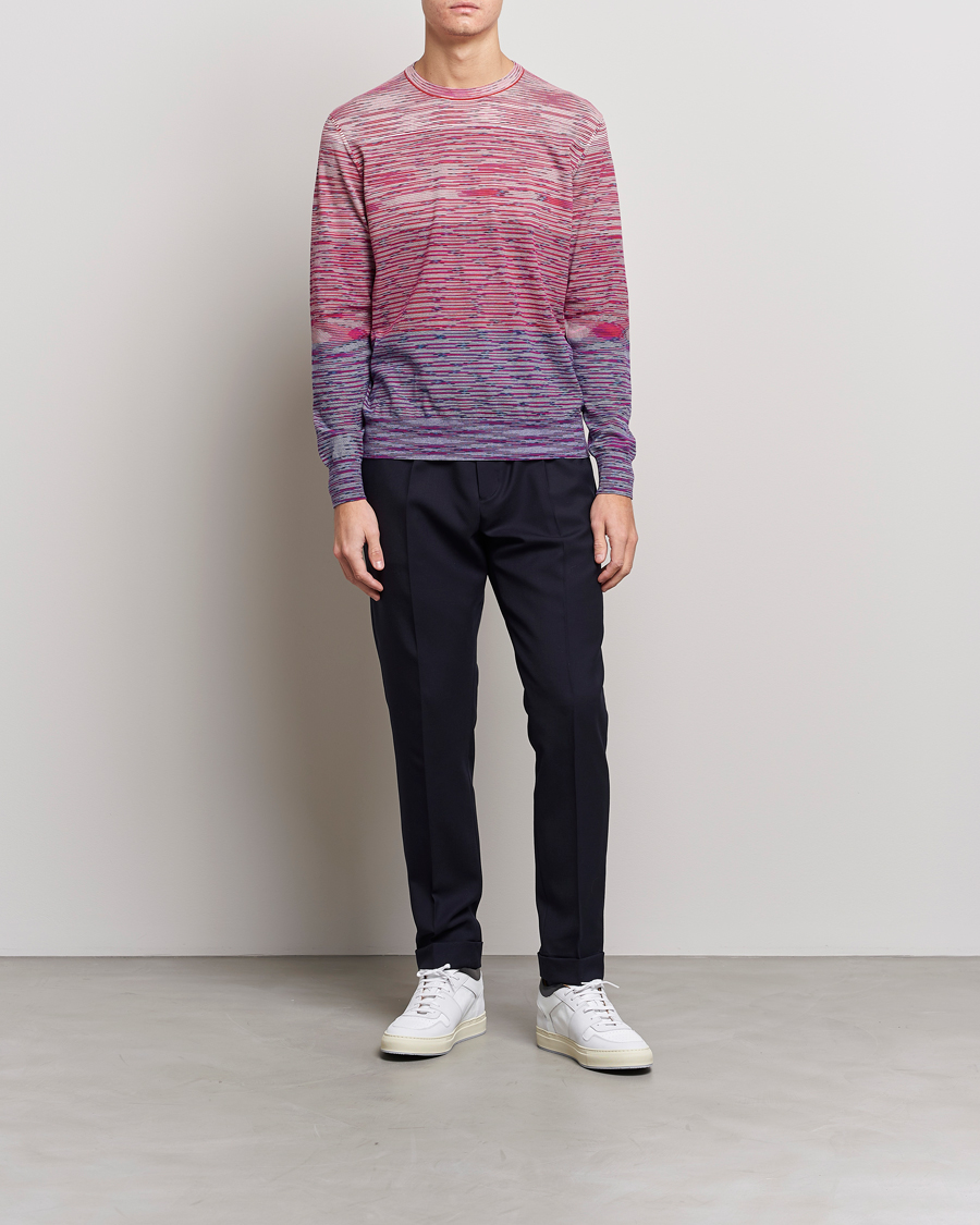 Herren | Luxury Brands | Missoni | Striped Degrade Sweater Red