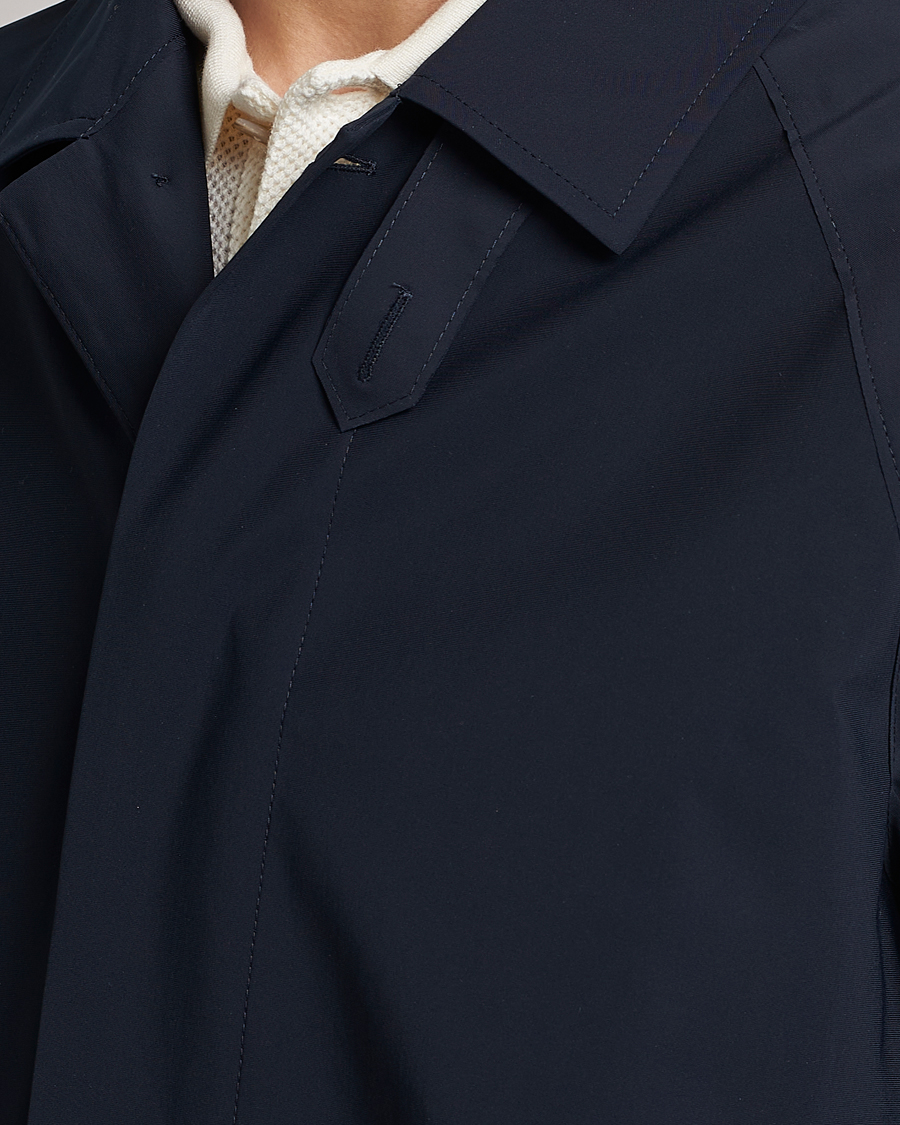 Herren | Jacken | Harris Wharf London | Light Technic Balmacaan Coat Dark Blue