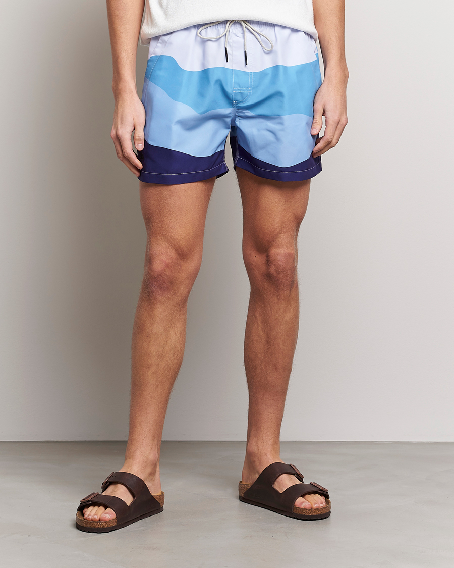 Herren | OAS | OAS | Printed Swimshorts Ice Wave