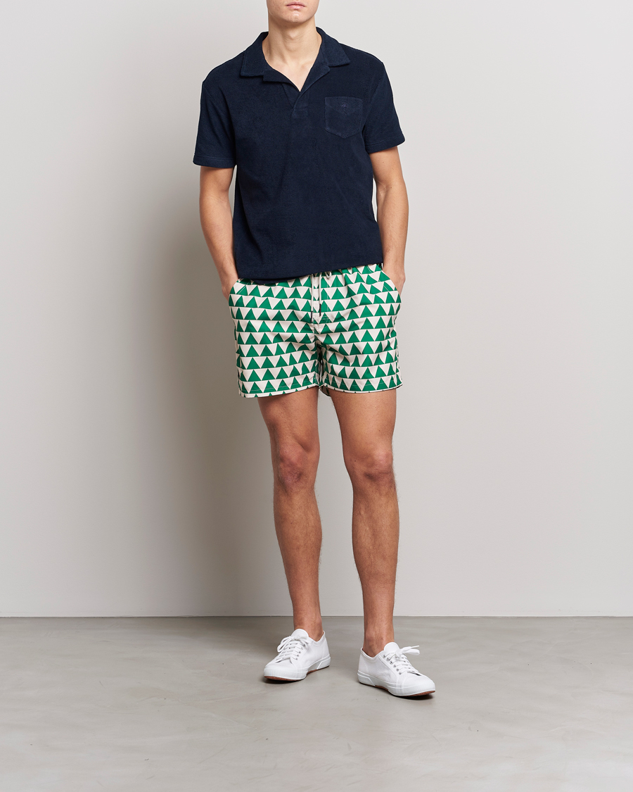 Herren | Badehosen | OAS | Printed Swimshorts Triangle Jungle