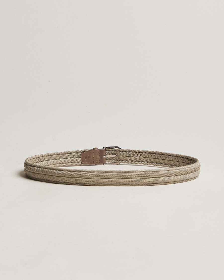 Herren |  | Orciani | Elasticated Belt 3,5 cm Grey