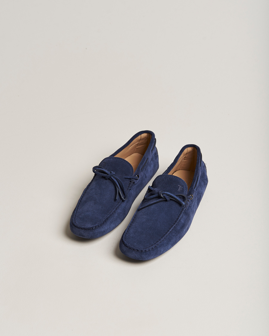 Herren | Tod's | Tod's | Laccetto Gommino Carshoe Navy Suede