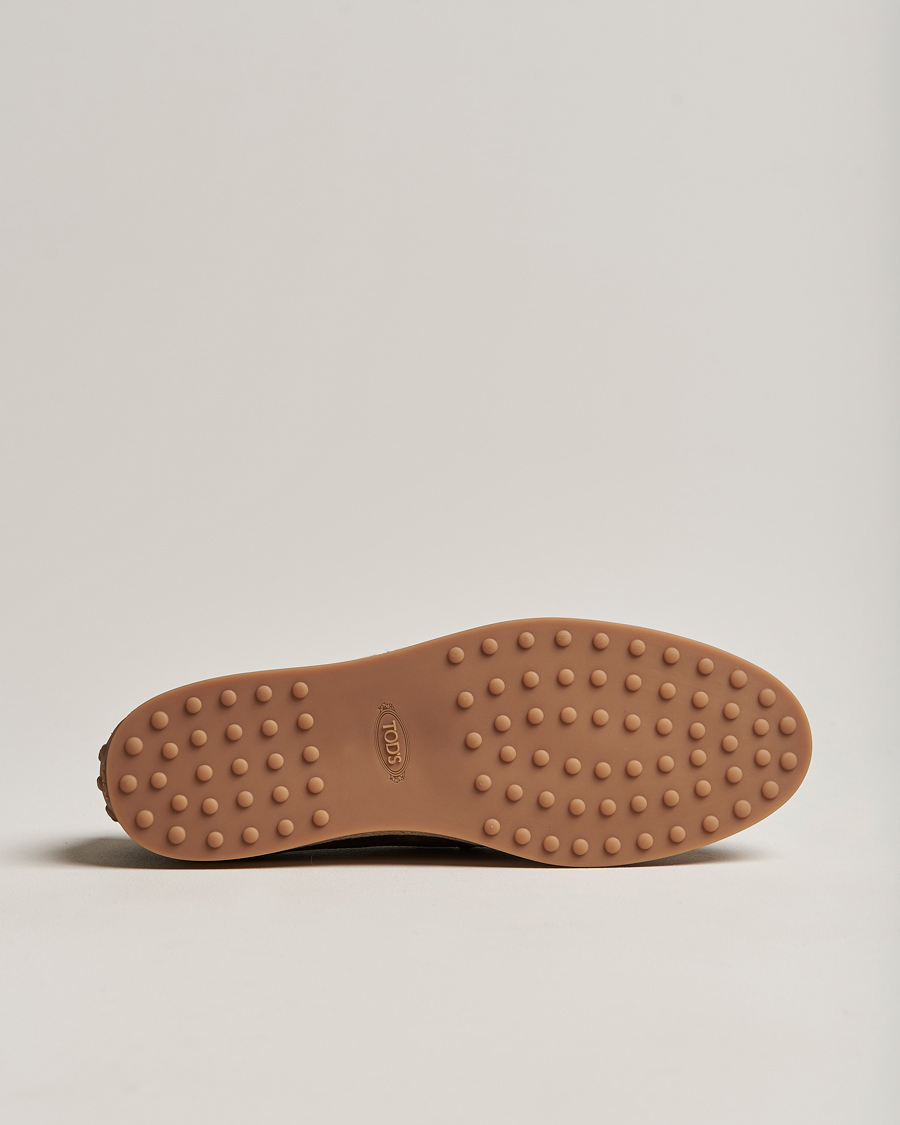 Herren | Tod's Raffia Loafers Dark Brown Suede | Tod's | Raffia Loafers Dark Brown Suede