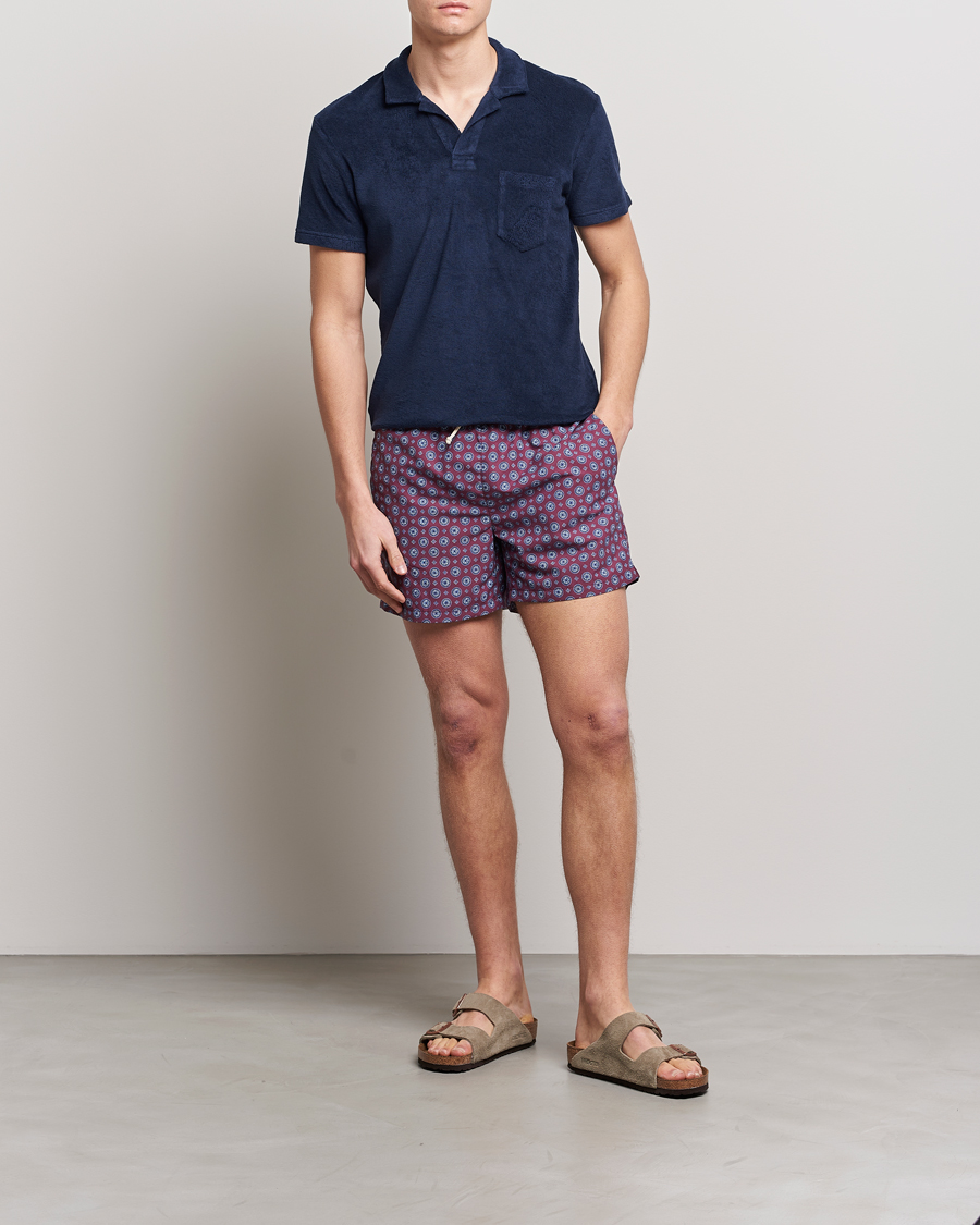 Herren | Badehosen | Ripa Ripa | Printed Swimshorts Wine