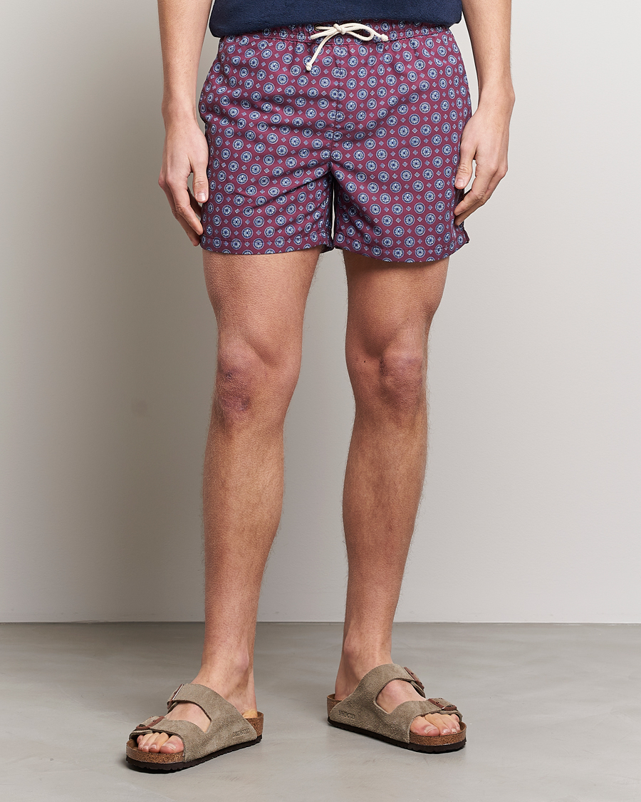 Men |  | Ripa Ripa | Printed Swimshorts Wine