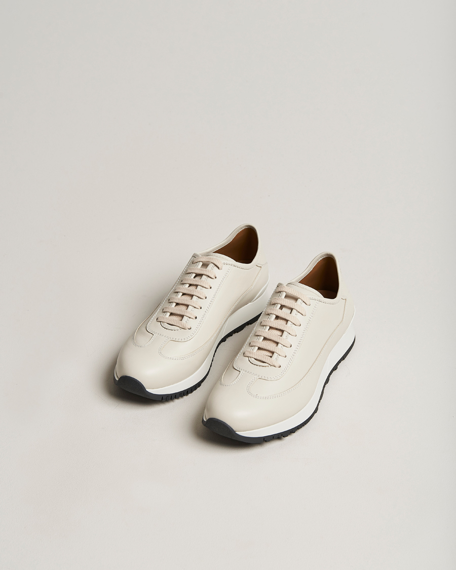 Herren |  | John Lobb | Hurlingham Running Sneakers Off White