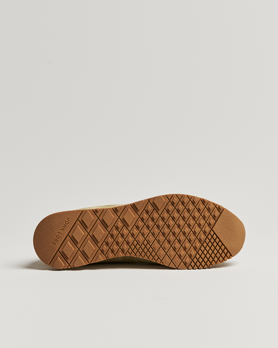 Herren | John Lobb Hurlingham Running Sneakers Moss Suede | John Lobb | Hurlingham Running Sneakers Moss Suede