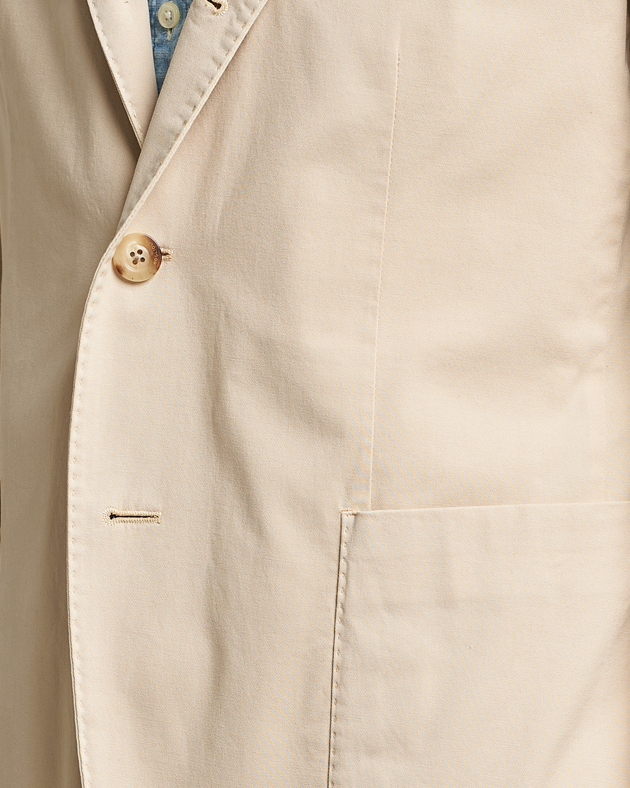 Herren | Sakkos | Boglioli | K Jacket Cotton Stretch Blazer Light Beige