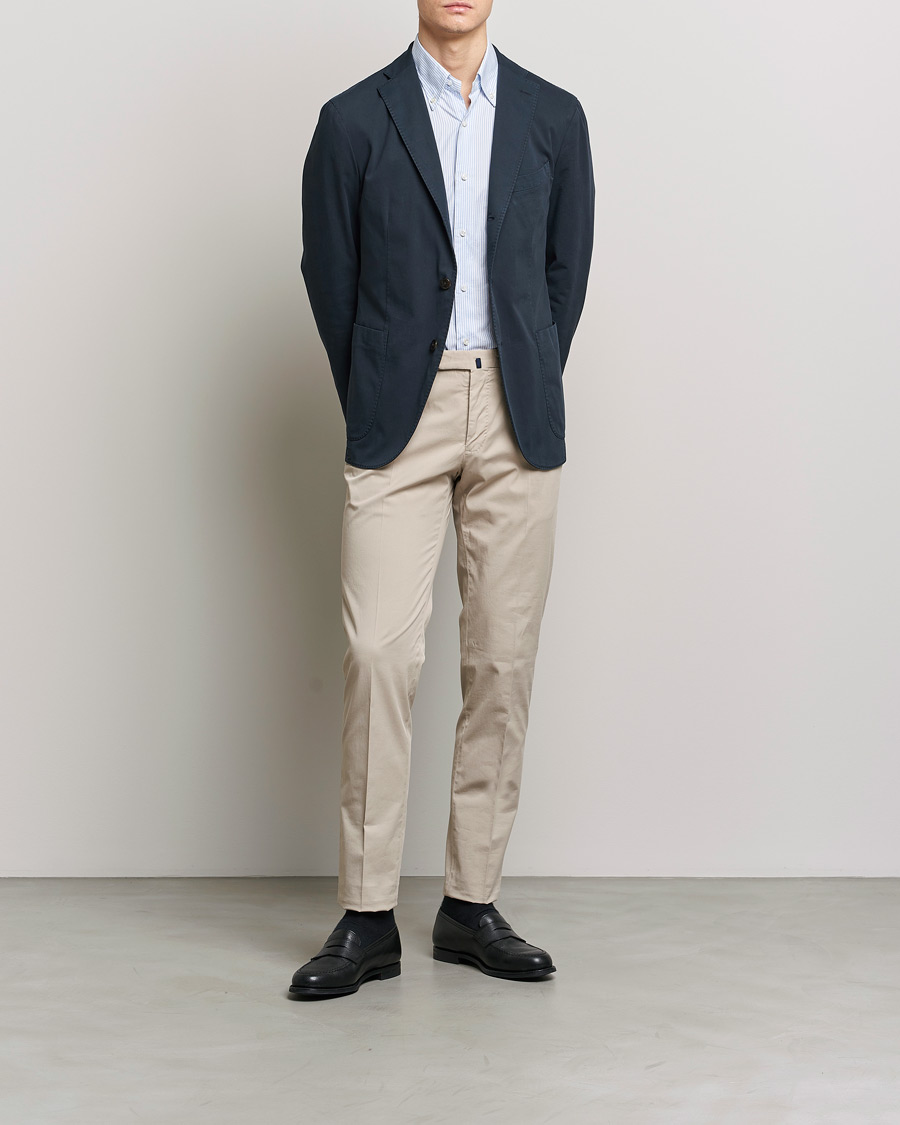 Herren | Sakkos | Boglioli | K Jacket Cotton Stretch Blazer Navy