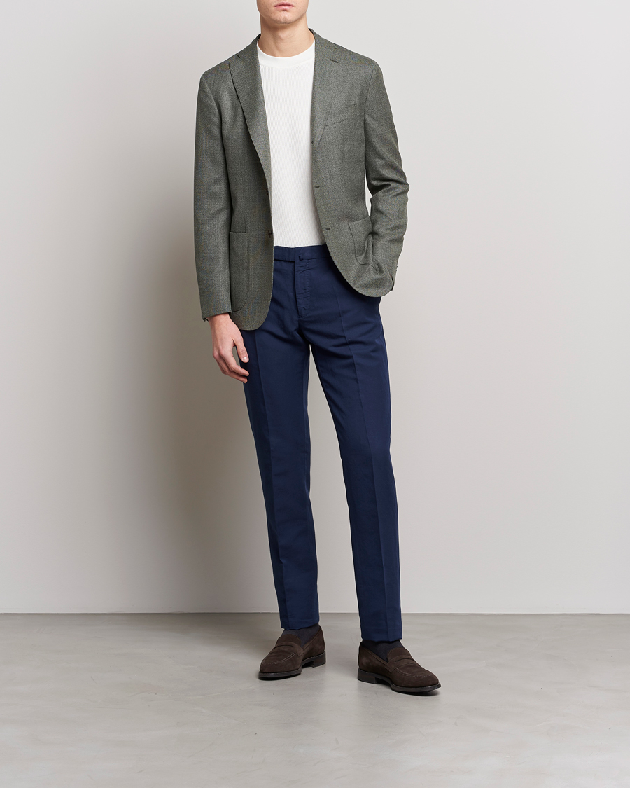 Herren | Sakkos | Boglioli | K Jacket Wool Hopsack Blazer Sage Green
