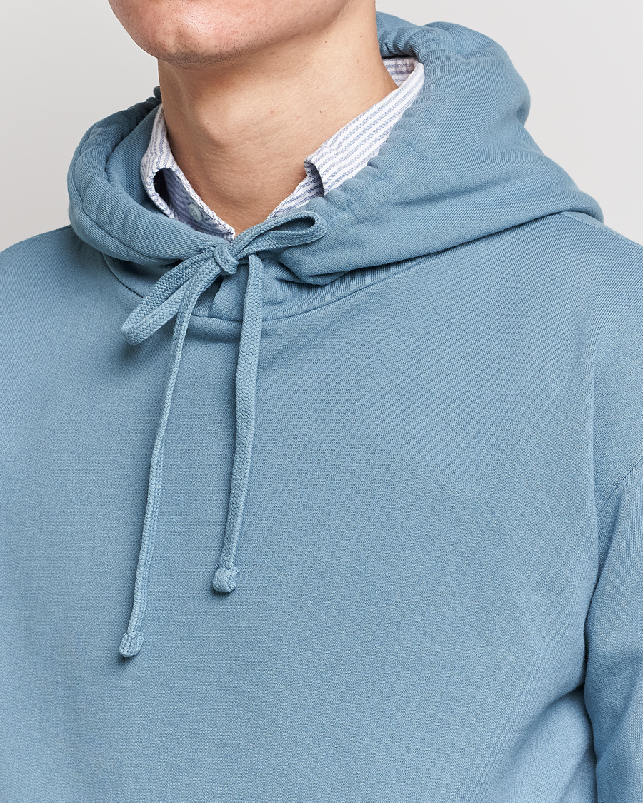 Herren | Pullover | Boglioli | Hooded Sweater Dusty Blue
