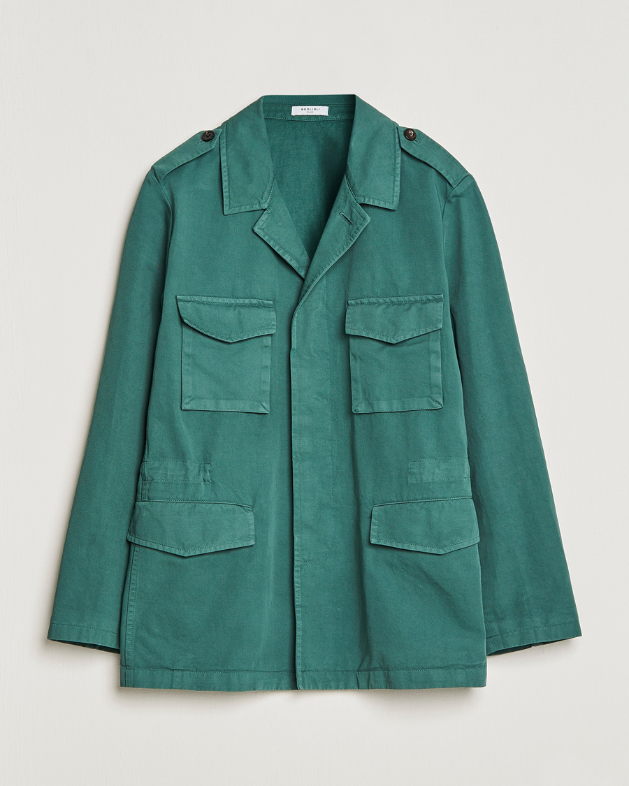 Herren | Jacken | Boglioli | Field Jacket Dark Green