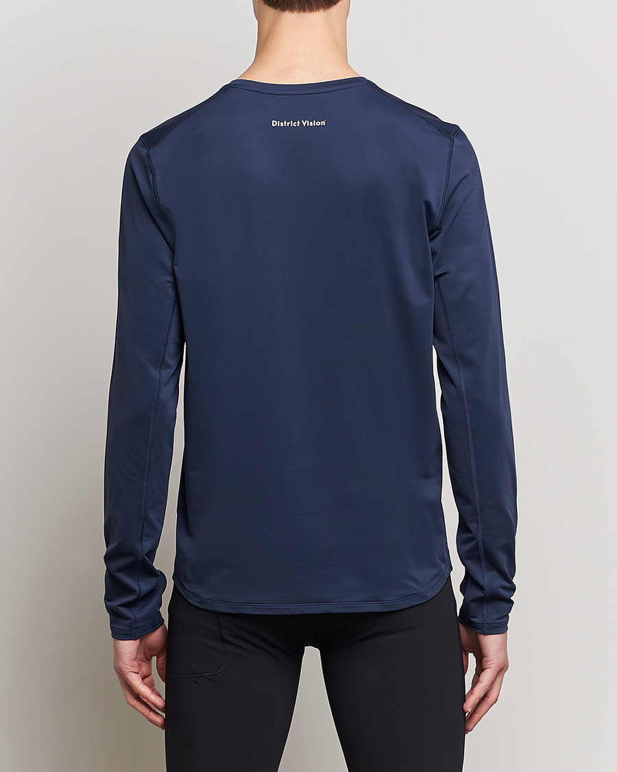 Herren | T-Shirts | District Vision | Deva-Tech Long Sleeve T-Shirt Navy