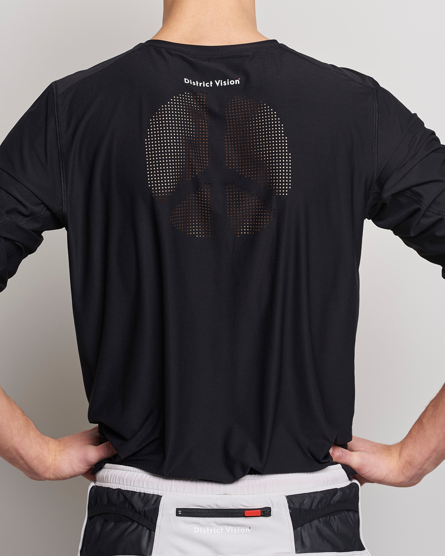 Herren | T-Shirts | District Vision | Aloe-Tech Long Sleeve T-Shirt Black
