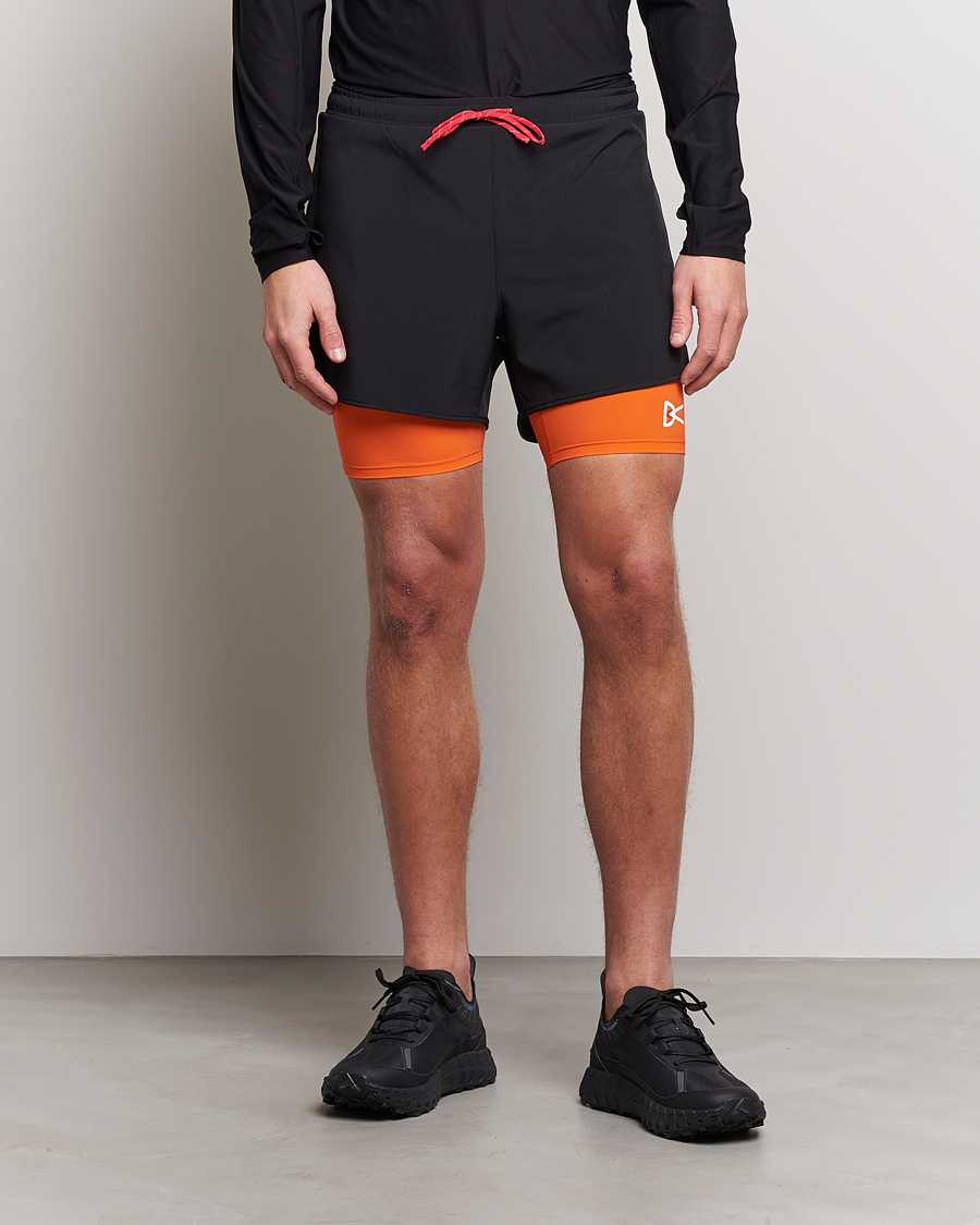 Herren | Funktionsshorts | District Vision | Aaron Trail Shorts Black
