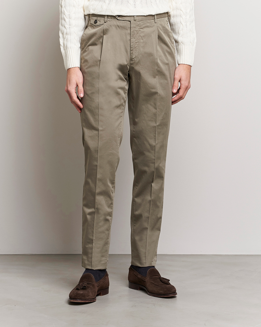 Herren |  | PT01 | Gentleman Fit Cotton Stretch Chinos Taupe