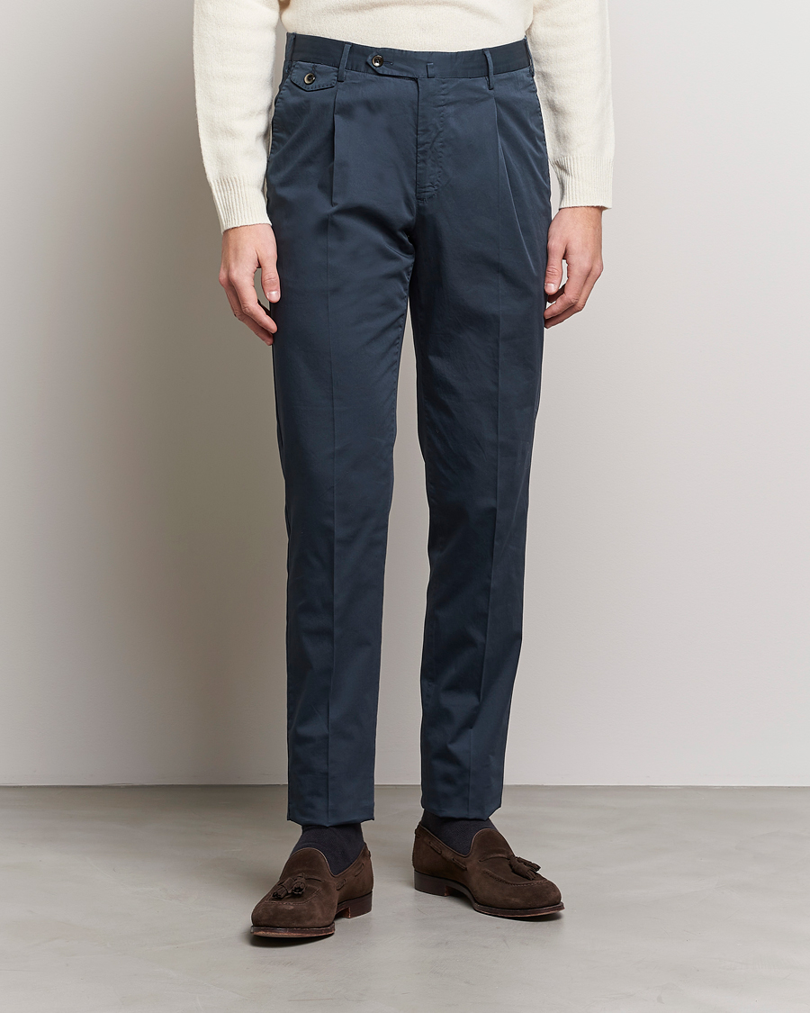 Herren |  | PT01 | Gentleman Fit Cotton Stretch Chinos Navy