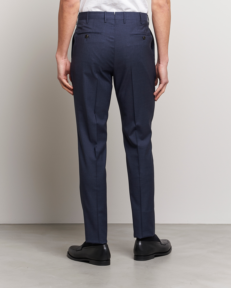 Herren | Hosen | PT01 | Gentleman Fit Wool Trousers Dark Blue