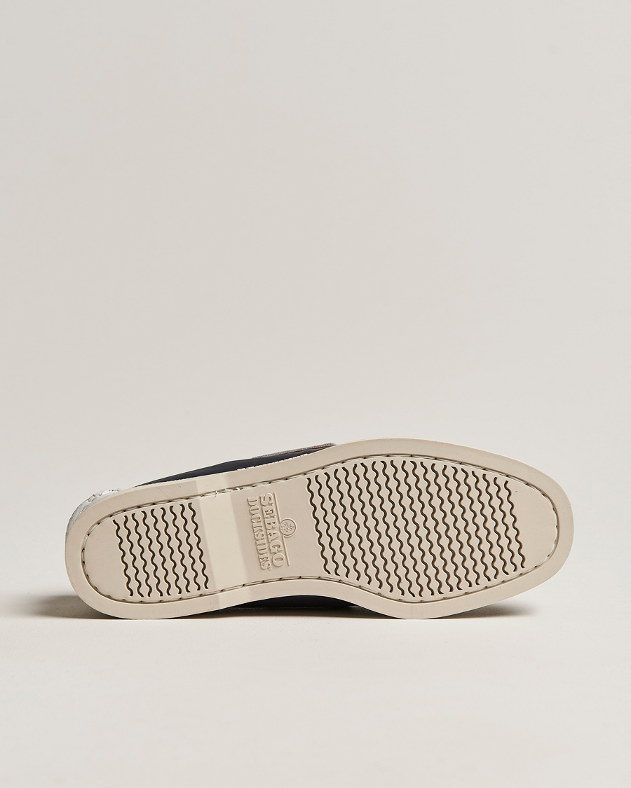 Herren | Sebago Portland Spinnaker Shoe Blue/Red/White | Sebago | Portland Spinnaker Shoe Blue/Red/White