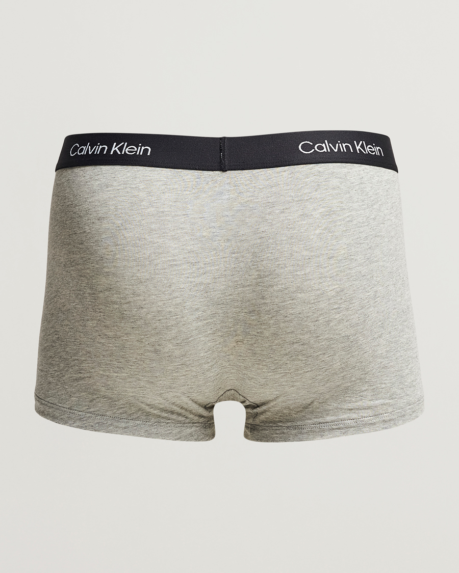 Men | Calvin Klein | Calvin Klein | Cotton Stretch Trunk 3-pack Grey/White/Black