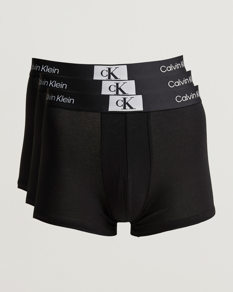 Herren | | Calvin Klein | Cotton Stretch Trunk 3-pack Black