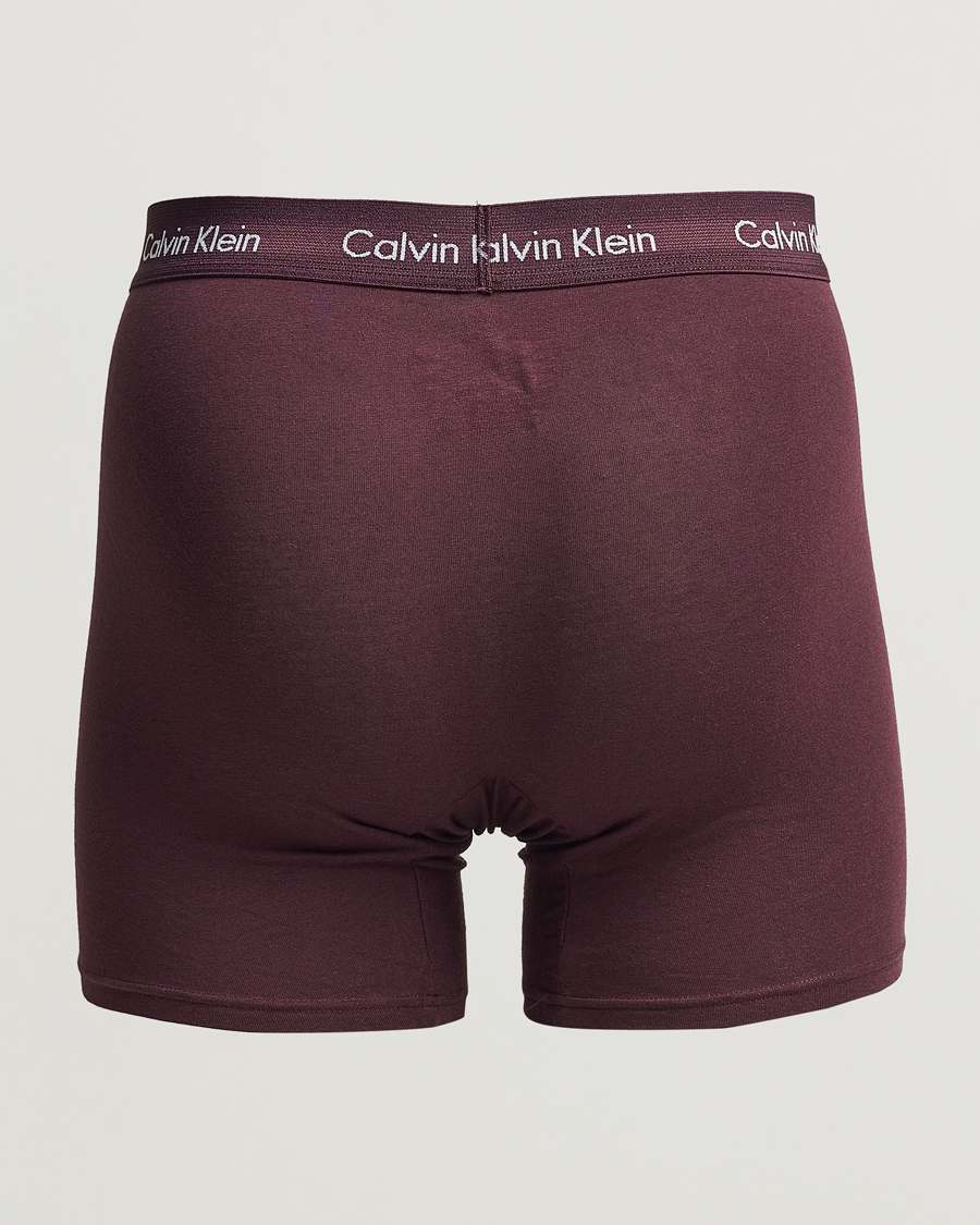 Herren | Unterwäsche | Calvin Klein | Cotton Stretch 3-Pack Boxer Breif Plum/Red/Beige