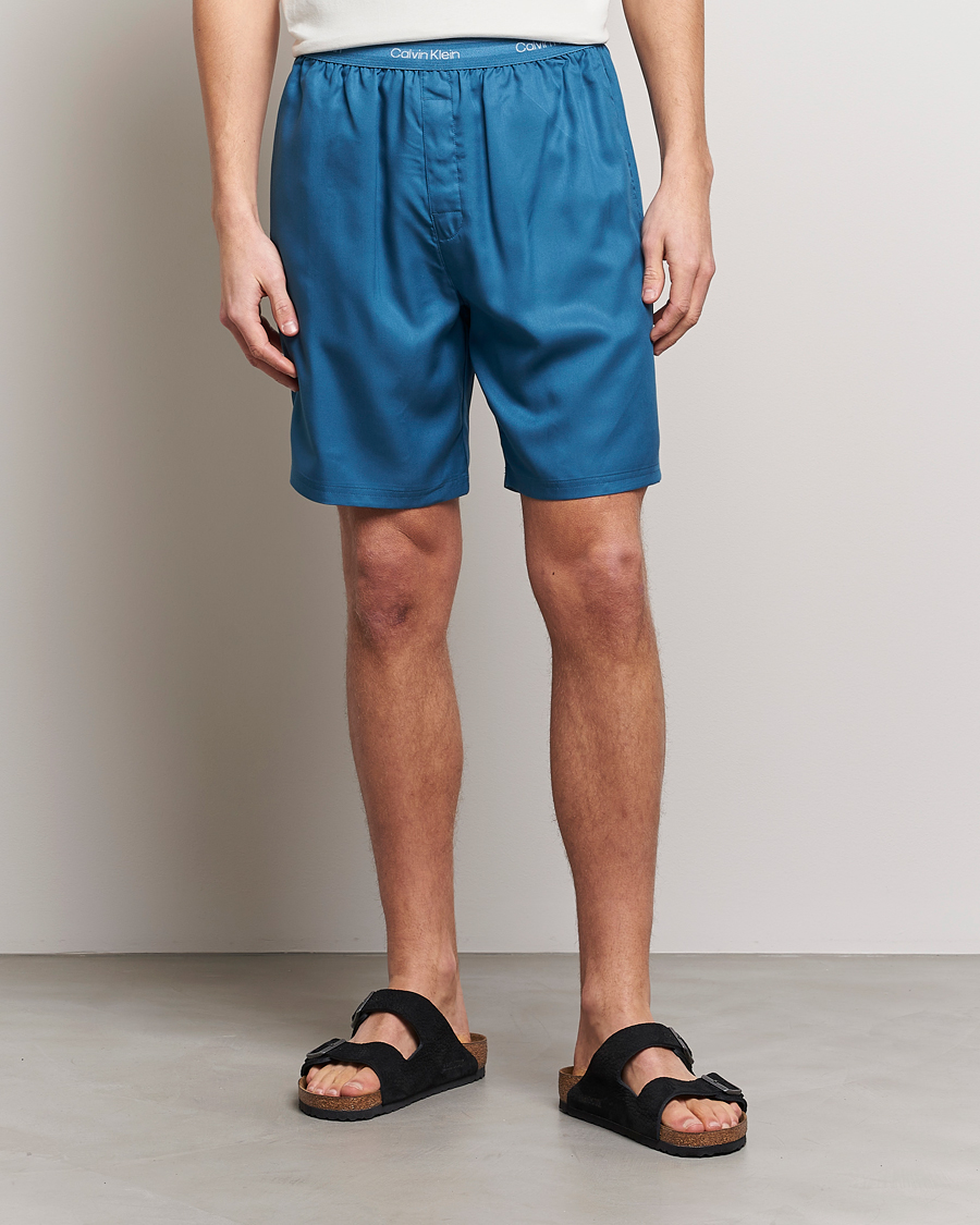 Herren | Joggingshorts | Calvin Klein | Lyocell Loungewear Shorts Midnight