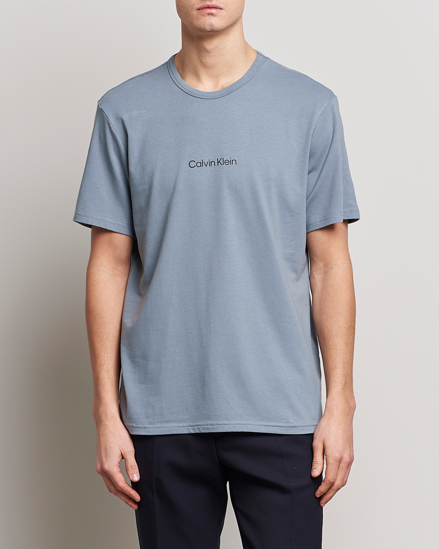Herren |  | Calvin Klein | Logo Crew Neck Loungewear T-Shirt Beloved Blue