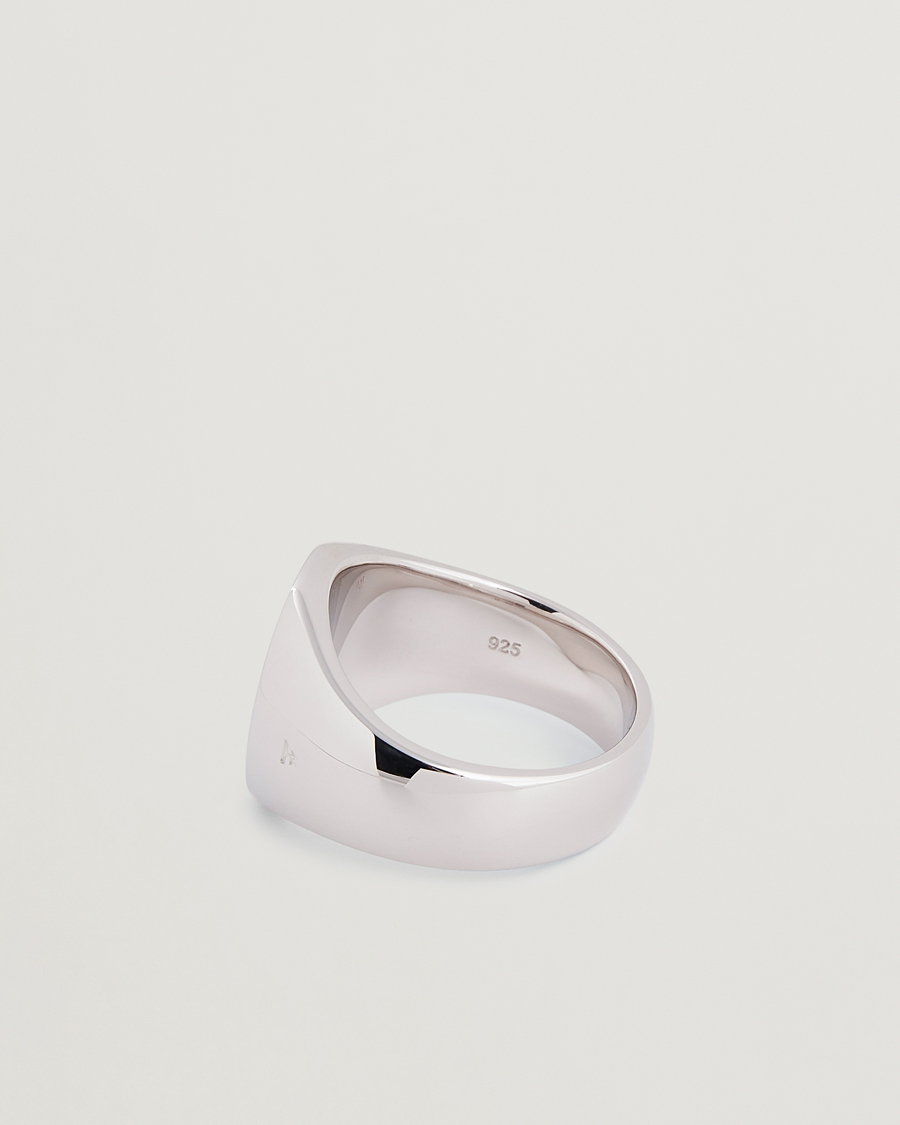 Herren | Schmuck | Tom Wood | Oval Polished Ring Silver