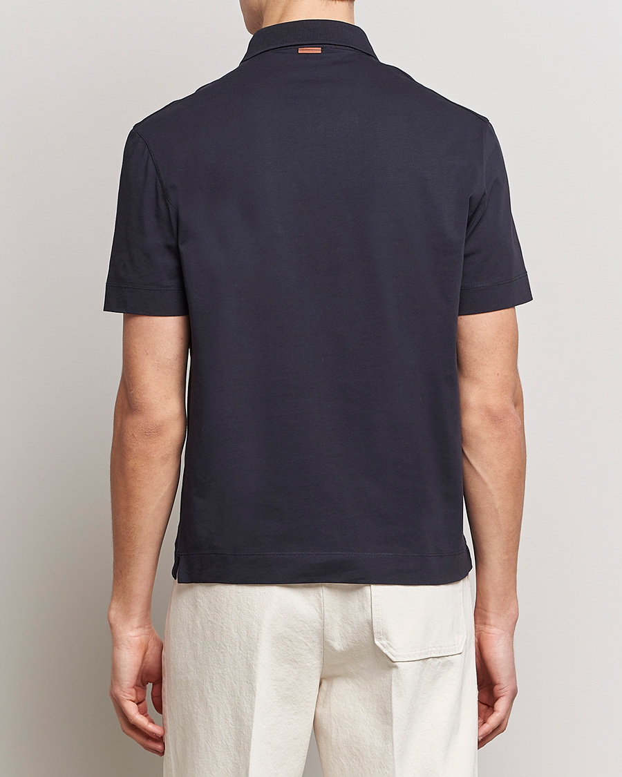 Herren |  | Zegna | Cotton Jersey Polo Navy