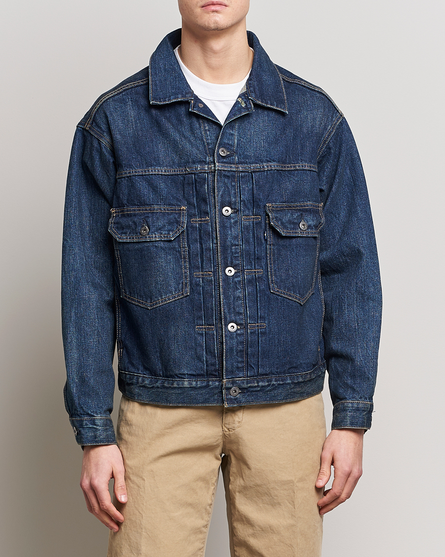 Herren | Jeansjacken | Levi's | Oversized Denim Trucker Dark Rush