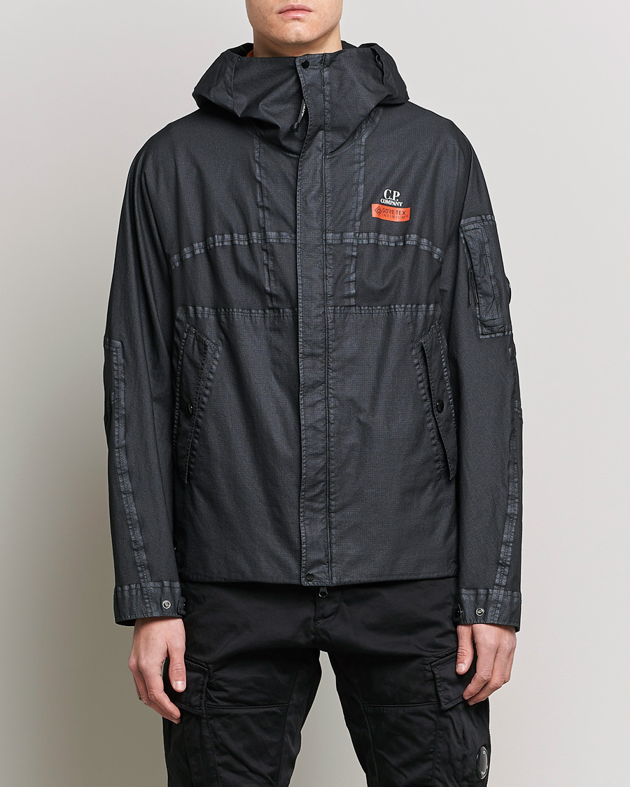 Herren | CP Company Jacken | C.P. Company | GORE-TEX Infinium Nylon Hood Jacket Black