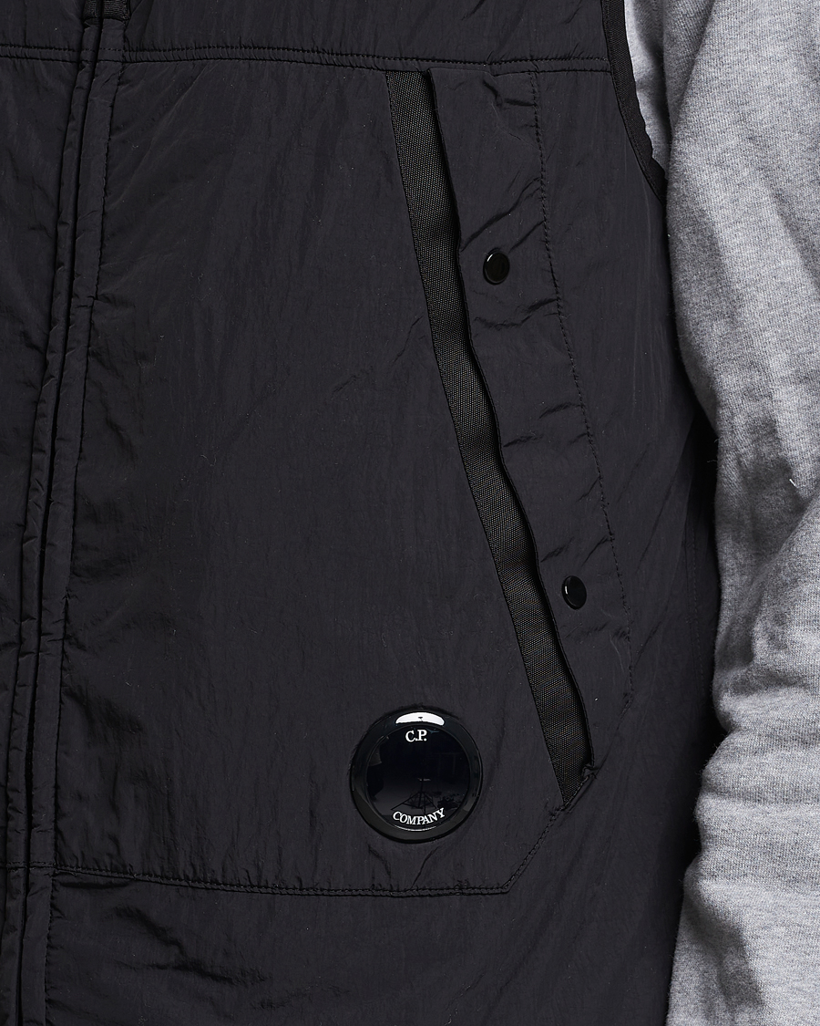 Herren | C.P. Company Polartek G.D.P.Nylon Vest Black | C.P. Company | Polartek G.D.P.Nylon Vest Black