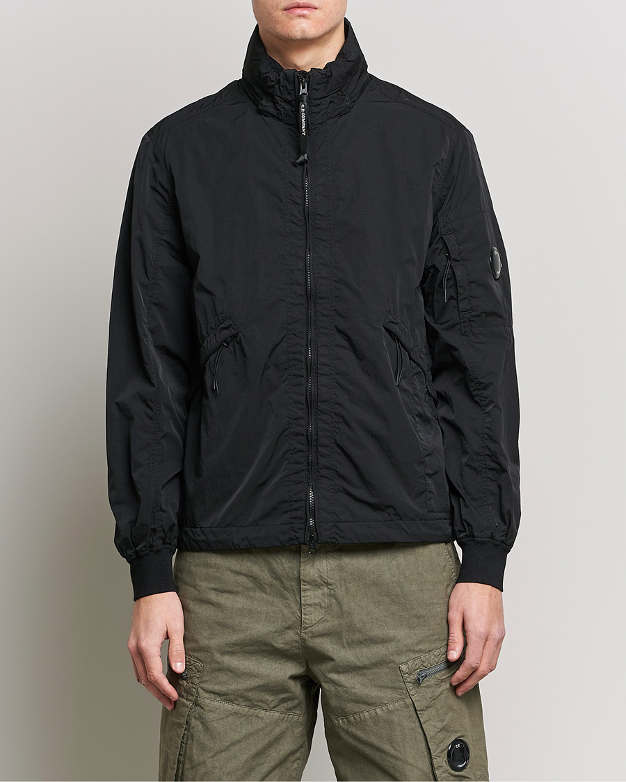 Herren | CP Company Jacken | C.P. Company | Chrome Re-cycled Nylon Jacket Black