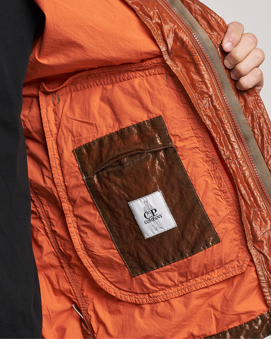 Herren | Jacken | C.P. Company | Kan-D Garment Dyed Nylon Jacket Rust
