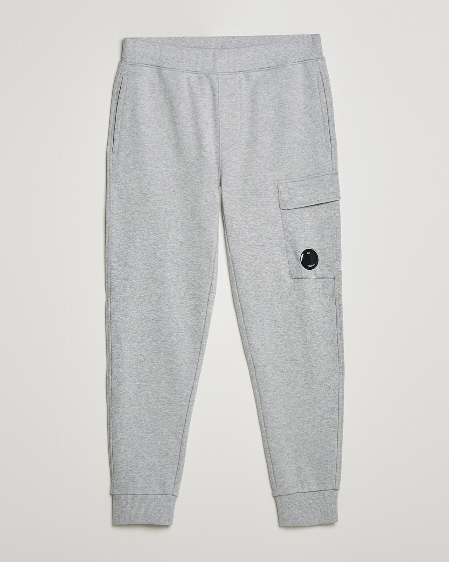 Herren | | C.P. Company | Diagonal Raised Fleece Lens Sweatpants Grey