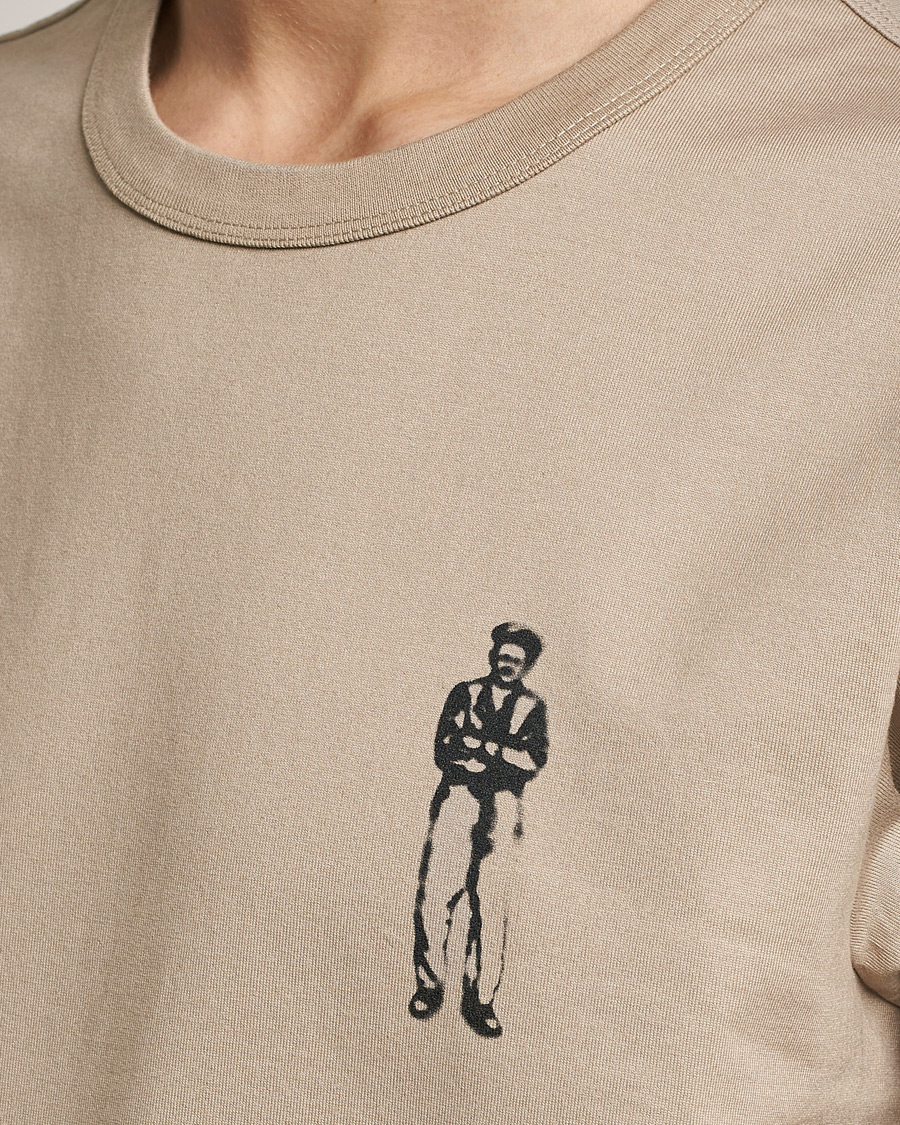 Herren | T-Shirts | C.P. Company | Heavy Mercerized Cotton Printed Logo T-Shirt Sand